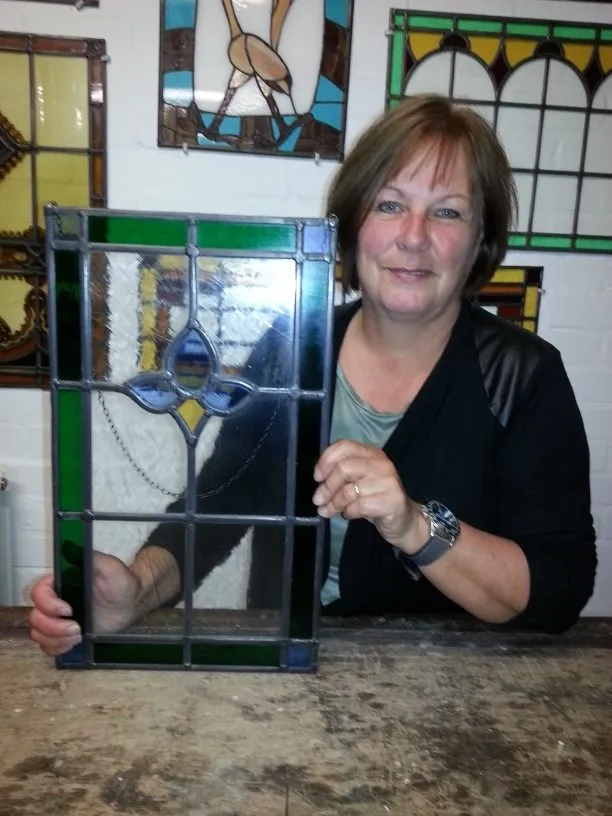 Glas in lood werkbank
